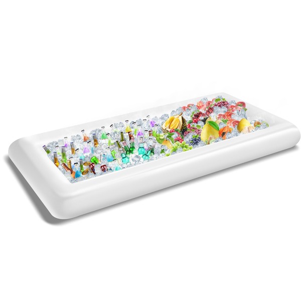 FUTUREPLUSX Inflatable Serving Bar, Salad Food Drink Tray Buffet Bar