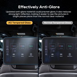 LFOTPP For 2025 GMC Yukon Screen Protector - (2pcs) 2021~2025 Yukon (Denali/Denali Ultimate) 12.6 inch Touchscreen [ClearMatAG+] 2021~2025 Yukon Accessories Anti Glare 9H Hardness Tempered Glass