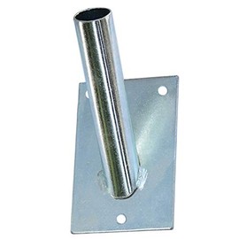 KeyMet Flag Holder Flag Pole Holder Flag Wall Holder Flag Pole Flag White Galvanised