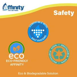 Affinity® Easy Quik Conditioner | Fast-Acting Convenient Liquid Chlorine Stabilizer | Superior to Granular Products | Won't Change Water Balance | Raises CYA 32 ppm in 10000 gals | 1 Gallon