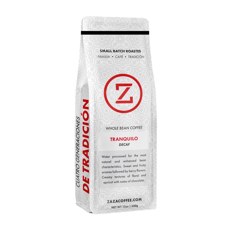 Zaza Coffee Tranquilo Decaffeinated Coffee