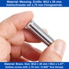 Hollow Screw for Strainer Basket Valves, M12 x 1.75 x
