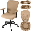 Tallew 4 Pcs Office Chair Covers Set Computer Universal Protective