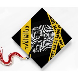 Criminal Justice, Law Student, Sticker Design for Graduation Cap, Grad gift, Class of 2025
