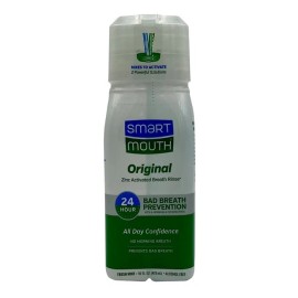 SmartMouth Original Zinc Activated Breath Rinse Fresh Mint 16 OZ
