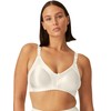 Naturana 5063 Women's Minimiser Bra - champagne Floral, size: 80F