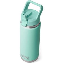 YETI Rambler C Straw Bottle, Stainless Steel Vacuum Insulated Bottle with Straw Cap, Seafoam, 26 oz (769 ml)