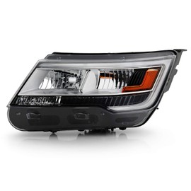 AKKON - For 2016-2018 Ford Explorer Limited | Platinum | XLT Light Tube LED DRL OE Headlights Right Side Replacement