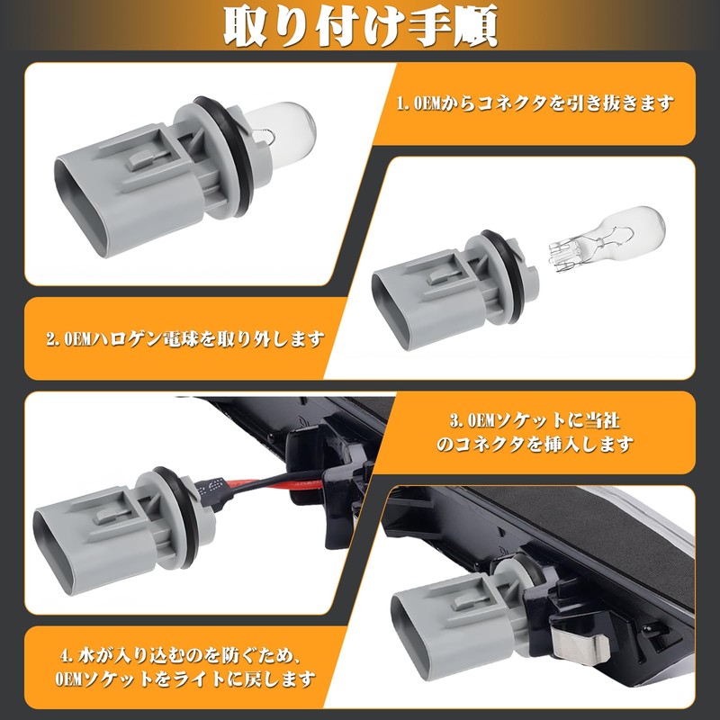GemPro GT-R R35 Sequential LED Side Markers Smoke Lens Flowing