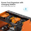 CCCEI Modular Power Tool Organizer Wall Mount with Charging Station.
