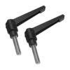 sourcing map 2pcs Clamping Lever Handles, M8 x 30mm 304