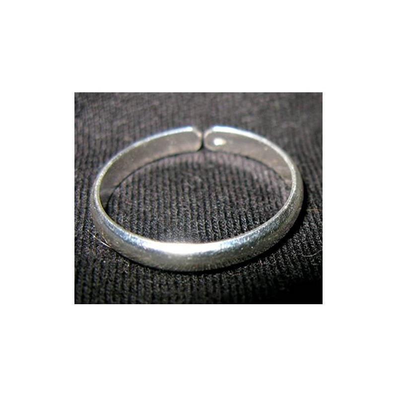 925 Sterling Silver ADJUSTABLE Band Ring LARGE(W)