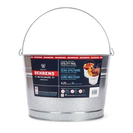 Behrens 4.25 Gallon Galvanized Steel Pail (1 Pail)
