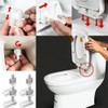 4 piezas Tornillos para Asiento de Inodoro, Tornillos de Anclaje