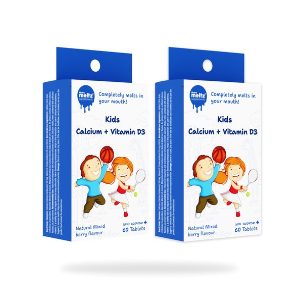 Calcium and Vitamin D3 for Kids - Boost Immunity and