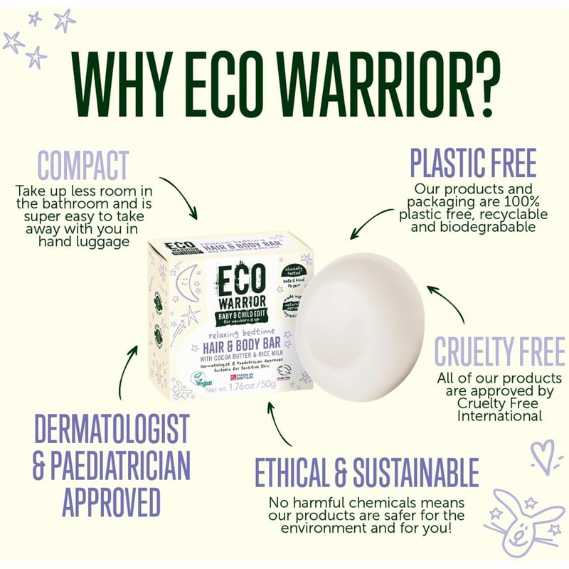 Eco Warrior Baby & Child Edit Relaxing Bedtime Hair &