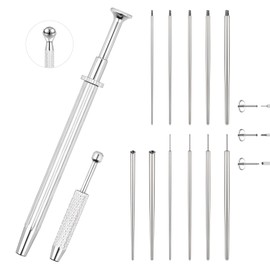 6ixGosh 14G 16G 18G 20G Piercing Taper Ball Grabber Tool for Changing Jewelry Piercing Threadless Insertion Pin Screw On Assistant Tool for Earring Nose Studs Changing Stretching Kit, 1