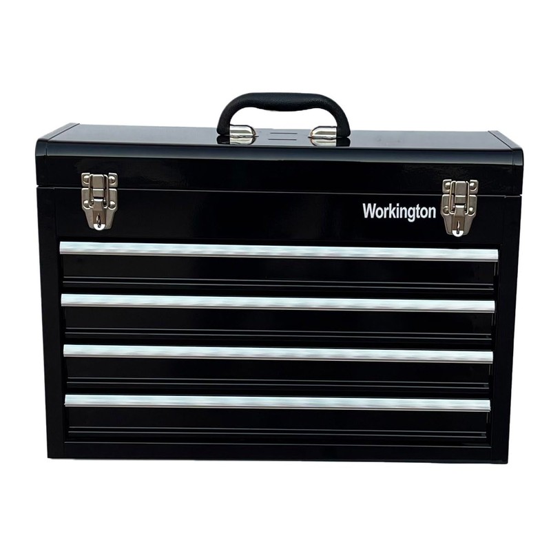 Workington Portable Metal Tool Chest with 4 Drawers, 20" 4-Drawer