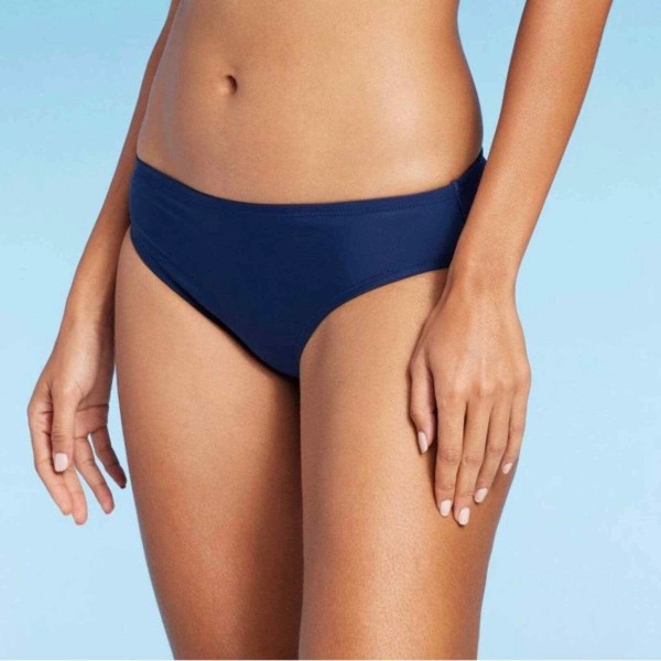 Kona Sol Women's Active Swim High Coverage Hipster Bikini Bottoms