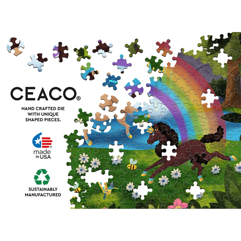 Ceaco - April Showers - Afro Unicorn - Unicorn Magic