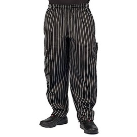 Chalk Stripe Cargo Style Chef Pant, M