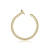 14k gold filled Small Thin 20g Nose piercing hoop ring