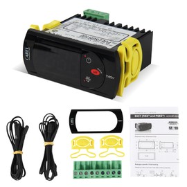 PJEZS0H100 Thermostat Carel Temperature Controller with Temperature Sensor Probes 115V,New Temperature Thermostat for All Refrigerator Types (PJEZS0H100)