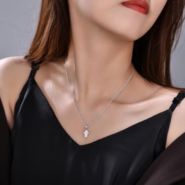 Old English Jewellers 925 Sterling Silver CZ Hand of Hamsa Pendant Necklace + 16 18 20 inch Chain (0)