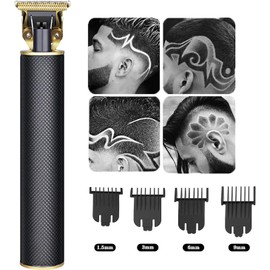 KEMEI Cortapelos inalámbrico para hombre, maquinilla de afeitar eléctrica, profesional, máquina de afeitar, corte de pelo, cortadora de pelo, color negro KM-1971