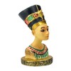 Figuren Shop GmbH Nefertiti Mini Bust - Hand-Painted Artificial Stone