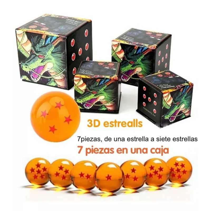 Dragon Ball Esferas Del Dragón Ball De Cristal Acrílico De