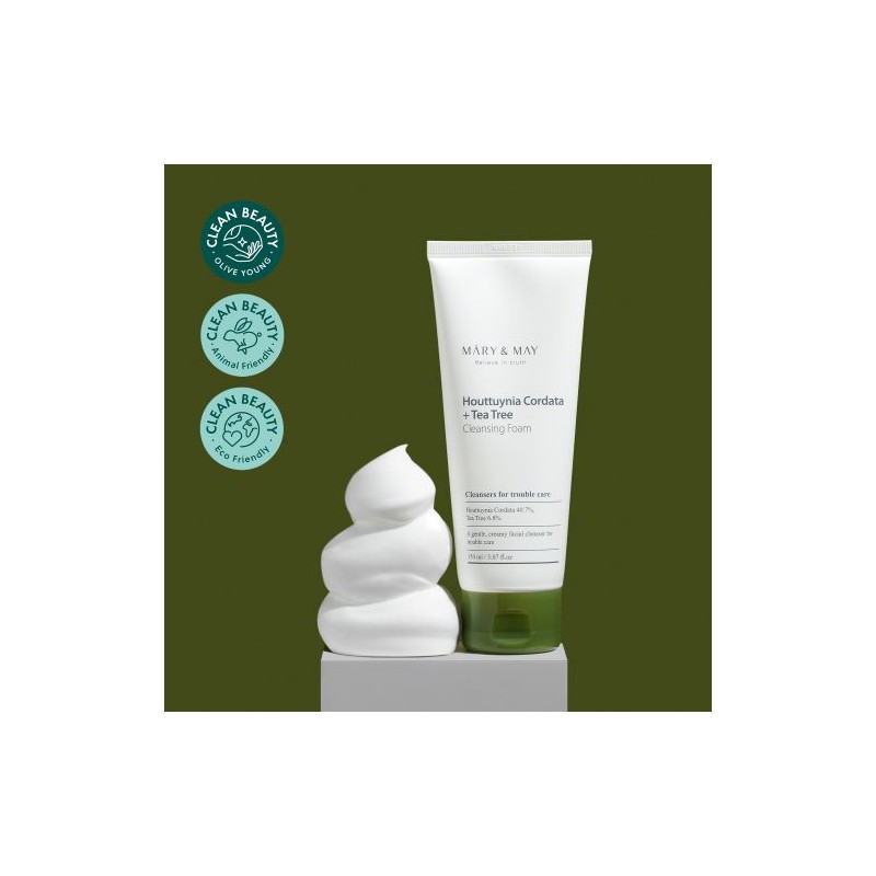 Mary&May [Mary&May]Houttuynia Cordata + Tea Tree Cleansing Foam 150ml