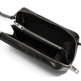 407-Crossbody XS -LOU NEW CROCO-black
