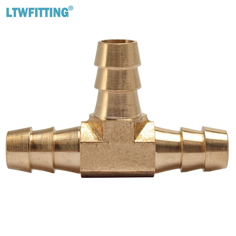 LTWFITTING T-Type Hose Fitting Connector 0.4 inch (10 mm) 5