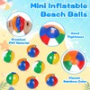 Coopay 30 Pack Mini Beach Balls, 6 Inch Small Inflatable