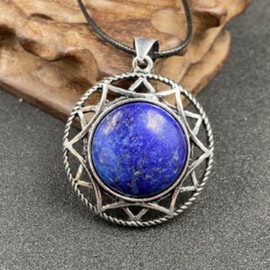 Soulnioi Healing Crystal Necklace Pendant, Gifts for Meditaion, Crystal