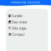 Small White Dry Erase Board for Kids 2pk.| Double Sided