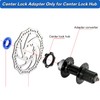 SPYMINNPOO Centerlock Adapter, 6 Hole Centre Lock Ring Adapter, Ultralight