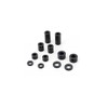 POSH 100210-06 Motorcycle Supplies, Aluminum Universal Color, Black (Inner Diameter