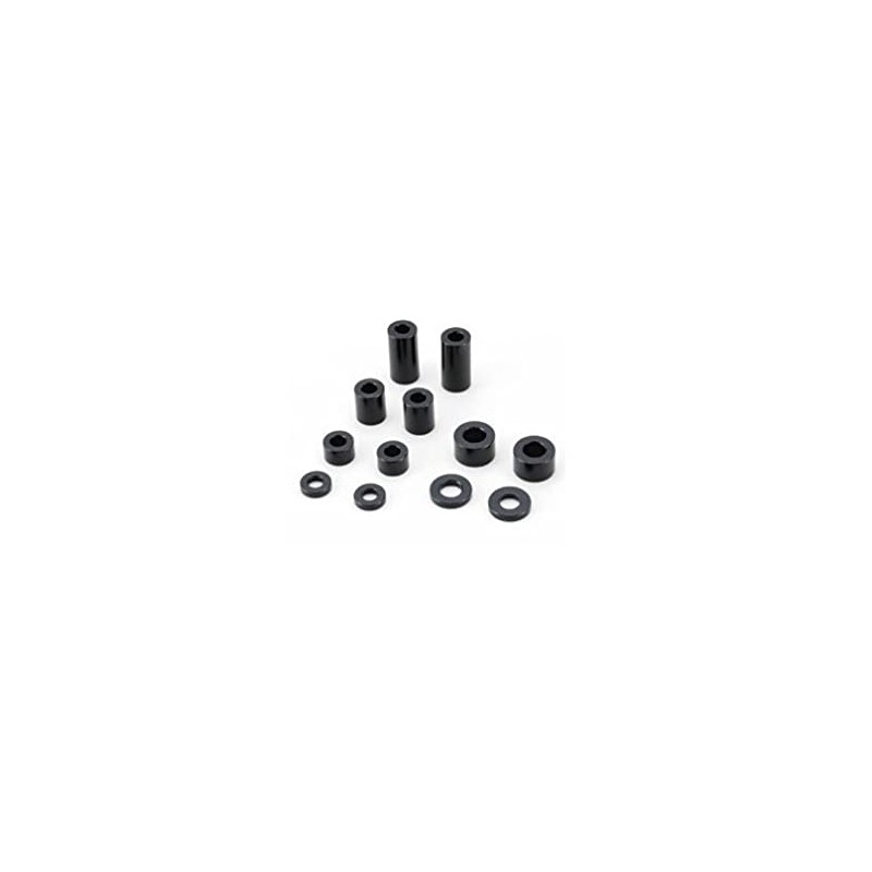 POSH 100210-06 Motorcycle Supplies, Aluminum Universal Color, Black (Inner Diameter