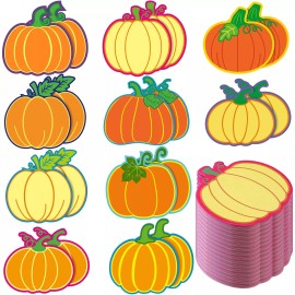 Funrous 800 Sheets Thanksgiving Sticky Notes Cute Pumpkin Notes Self Adhesive Notepad...