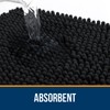 OLANLY Bathroom Rugs 59x35, Extra Soft Absorbent Chenille Bath Rugs,