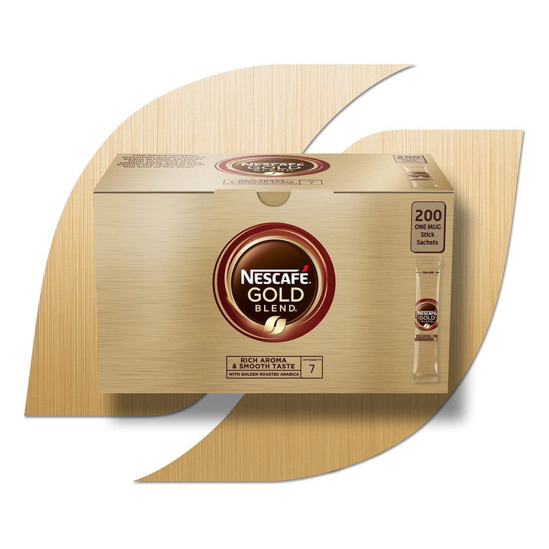 NESCAFÉ Gold Blend Instant Coffee Sachets - 200 x 1.8g