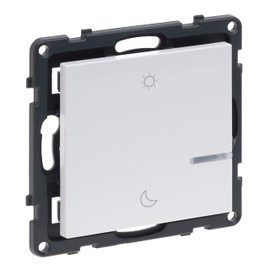 LEGRAND, Seano 765637 with Netatmo Scene Button Day/Night Control for Everyday Scenarios, Home + Control App, 3 V Button Cells Included (8 Years Lifespan), Smart Home, Colour: Ultra White