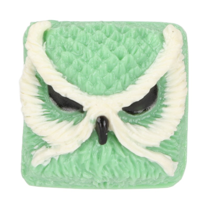 Custom Keycap Hand Carved Owl Pattern OEM R4 Gaming Resin