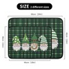 Saint Patrick's Day Dish Drying Mat 18x24 Inch,Four DwarfsAbsorbent Drainer