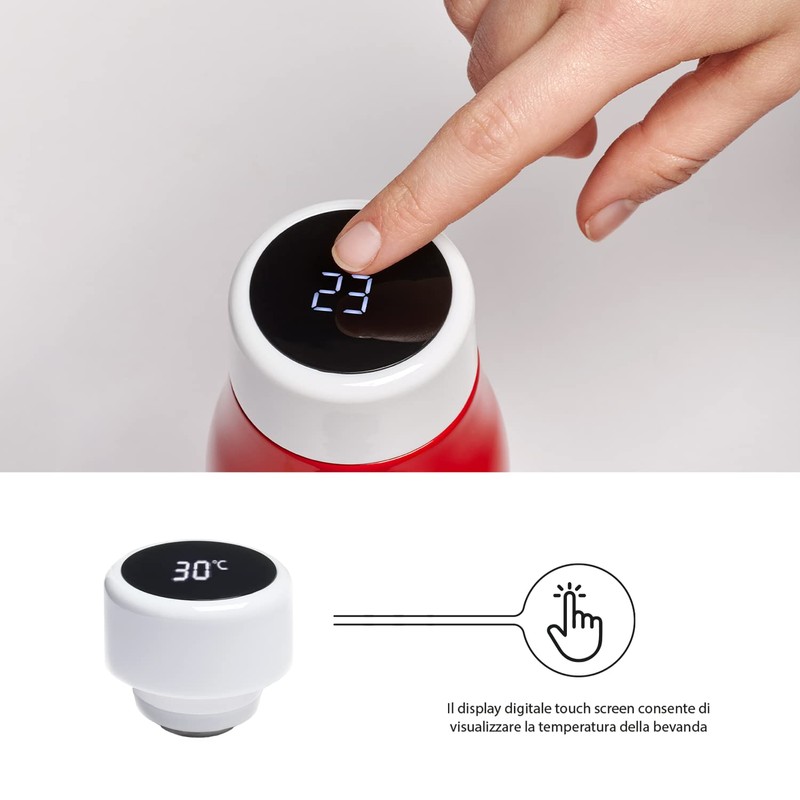 SWEET HOME Pantone™ Stainless Steel Thermos Flask with Digital Touch