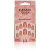 Polished Colour 24 Nails with Glue Oval #Glowing Apricot