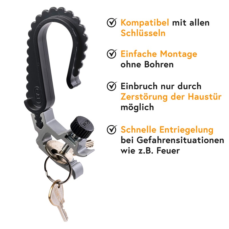 Cal Break-In Protection Crocodile for House and Door Door Lock
