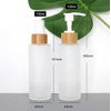 100ml/3.3oz Frosted Glass Soap Dispenser Lotion Dispenser Travel Bottles for